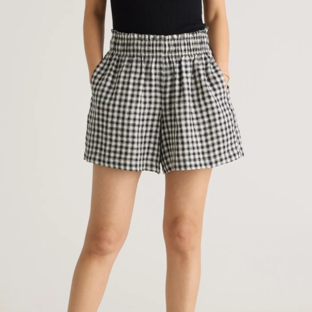 QUINCE NWOT LINEN PULL ON SHORTS